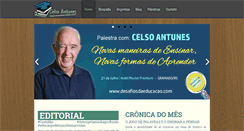 Desktop Screenshot of celsoantunes.com.br